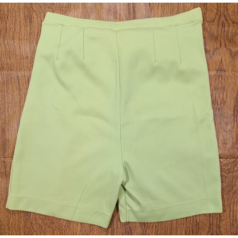 Vintage 60s-70s Handmade Women High Waist Polyester Summer Tennis Shorts Small